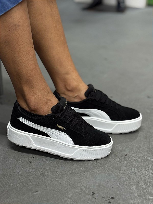 TÊNIS PUMA FEMININO KARMEN SD PRETO