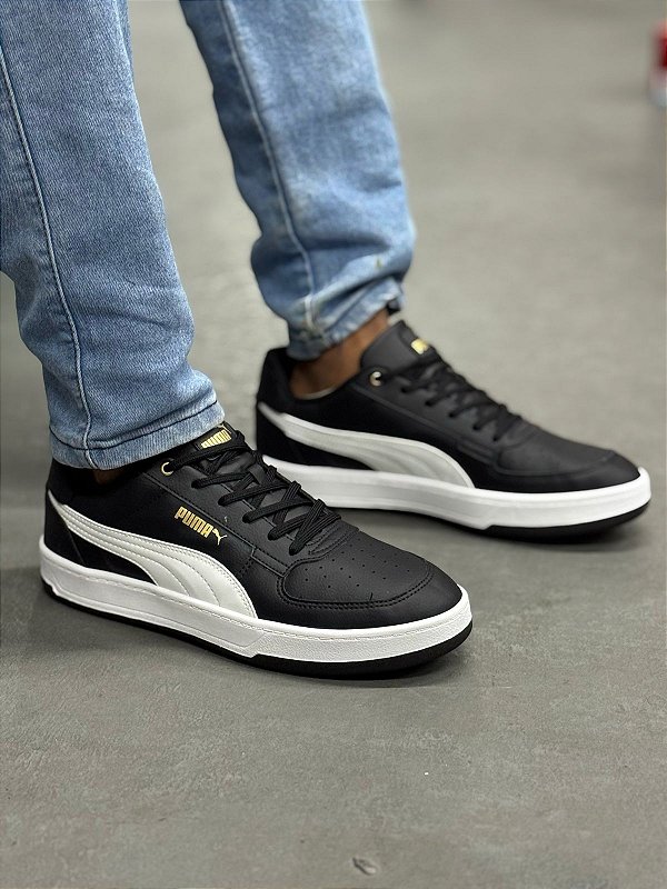 TÊNIS PUMA CAVEN 2.0 PRETO GOLD