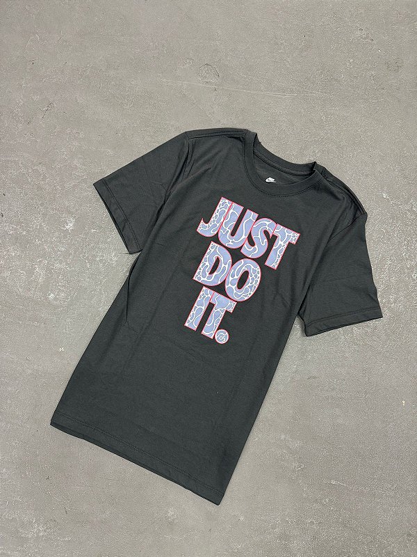 CAMISETA NIKE JUST DO IT PEDRA CINZA