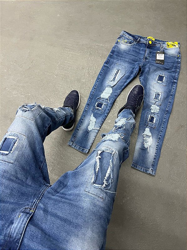 CALÇA JEANS JOGADOR PREMIUM(7865)