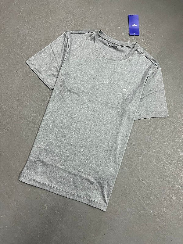 Camiseta T-Shirt Mizyno Run Spark Cinza