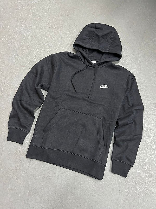 Moletom Nike Sportswear Club Fleece Preto