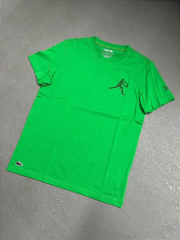 Camiseta Lacoste Tennis x Novak Djokovic Verde