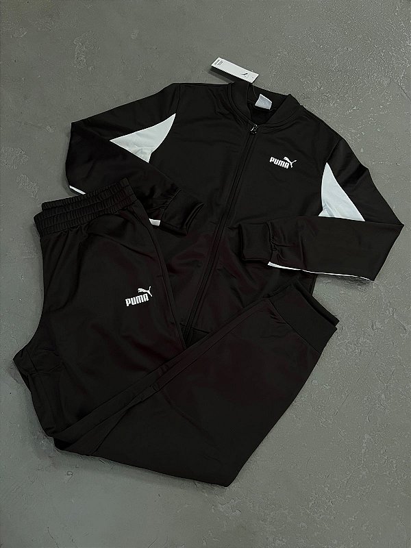 Conjunto Puma Tricot Suit Feminino Preto