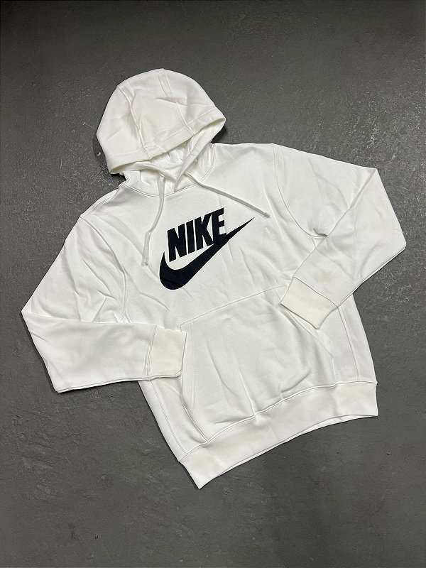 MOLETOM NIKE BIG ICON BRANCO