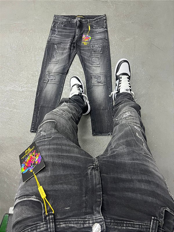 CALÇA JEANS JOGADOR PREMIUM(0077)