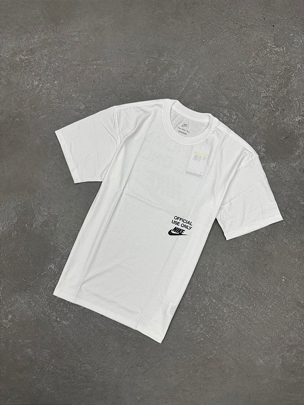 CAMISETA ONLY NIKE OFFICIAL BRANCA