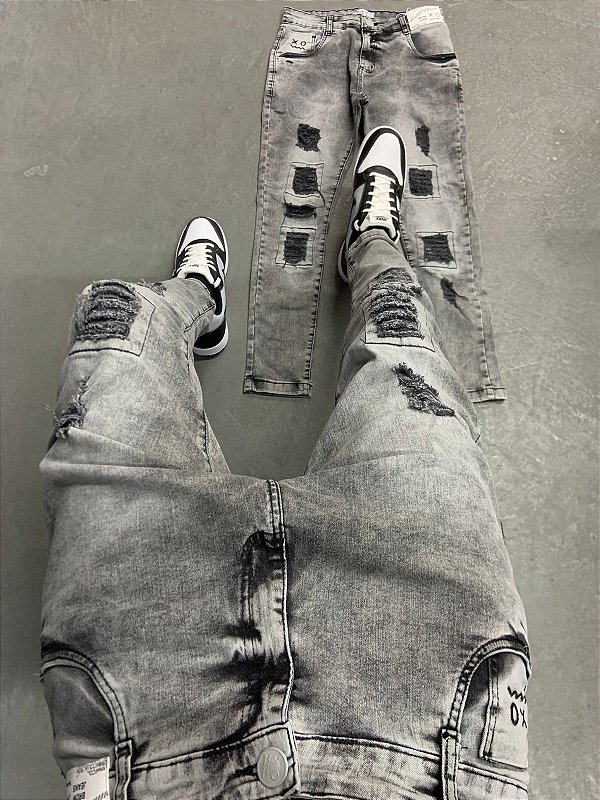 CALÇA JEANS JOGADOR PREMIUM (7545)