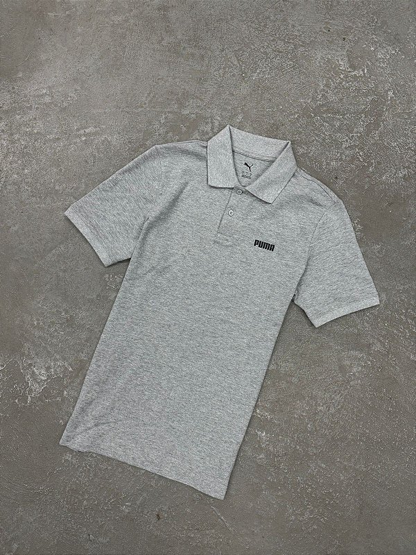 Polo Puma Ess Small Cinza