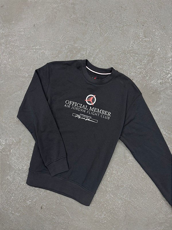 Moletom Jordan Gola Careca Flight MVP Preto