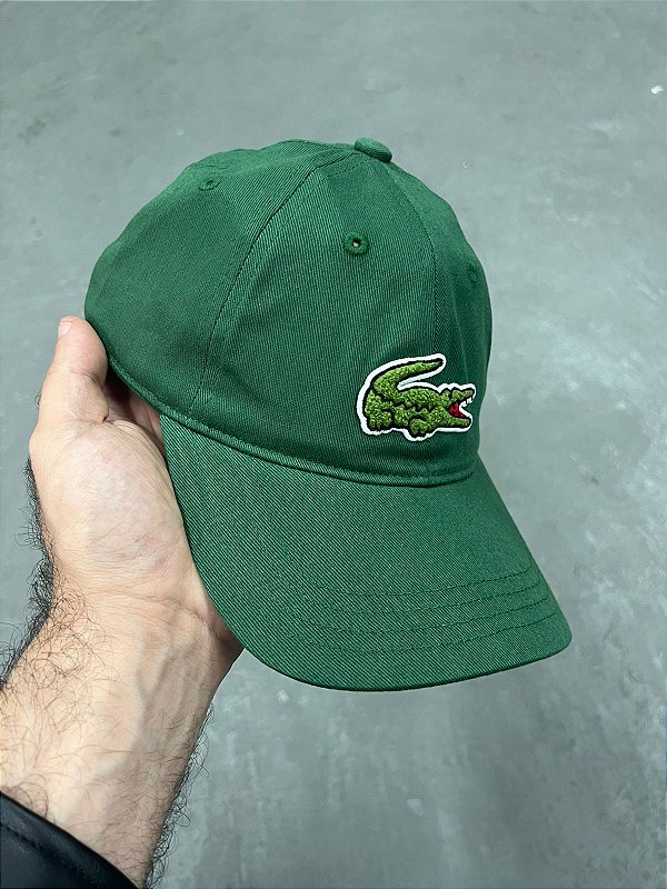 Boné Lacoste Big Croc 2025 Verde