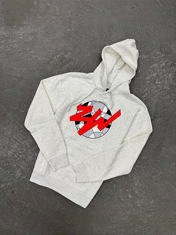MOLETOM JORDAN FLEECE ZION BRANCO