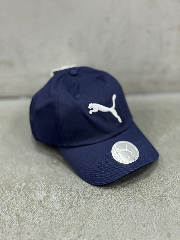 Boné Puma Cat Beisebol Essentials Azul Marinho