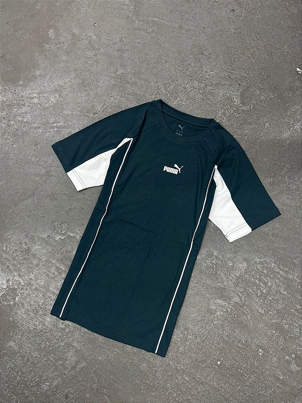 Camiseta Puma De Manga Curta Sport Verde