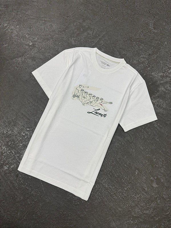 CAMISETA LACOSTE SPORT RENE PRINT TENNIS