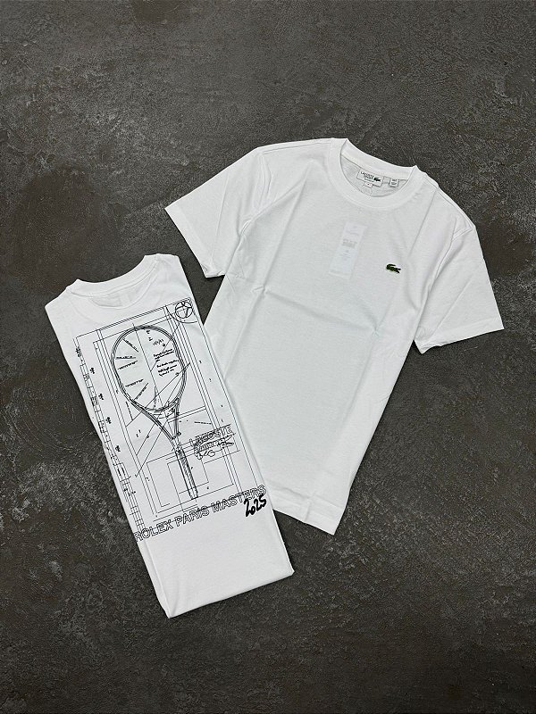 CAMISETA LACOSTE TENNIS ROLEX  PARIS MASTER EDITION