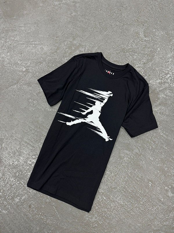 CAMISETA JORDAN JUMPMAN FLASH PRETA