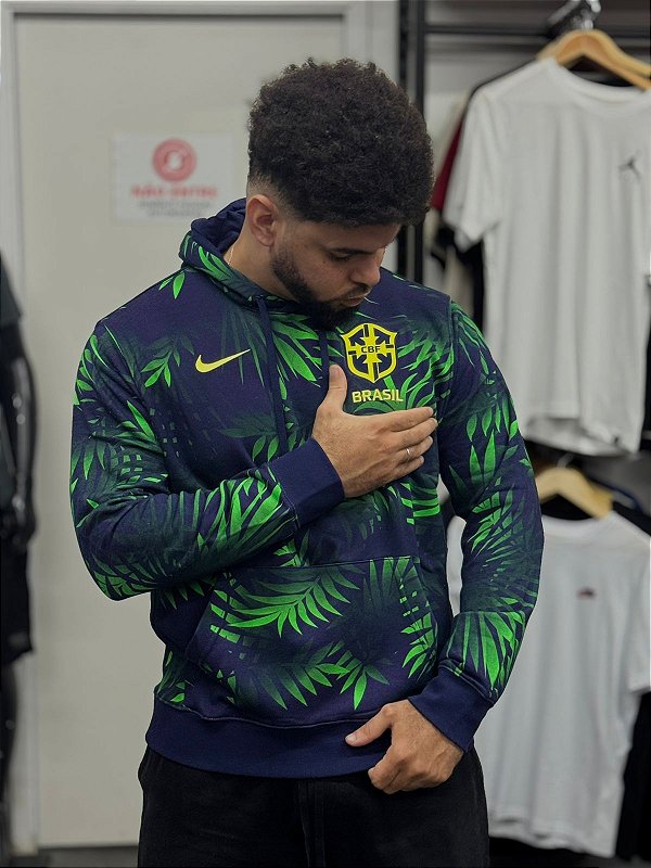 MOLETOM NIKE SELEÇÃO BRASILEIRA SELVA