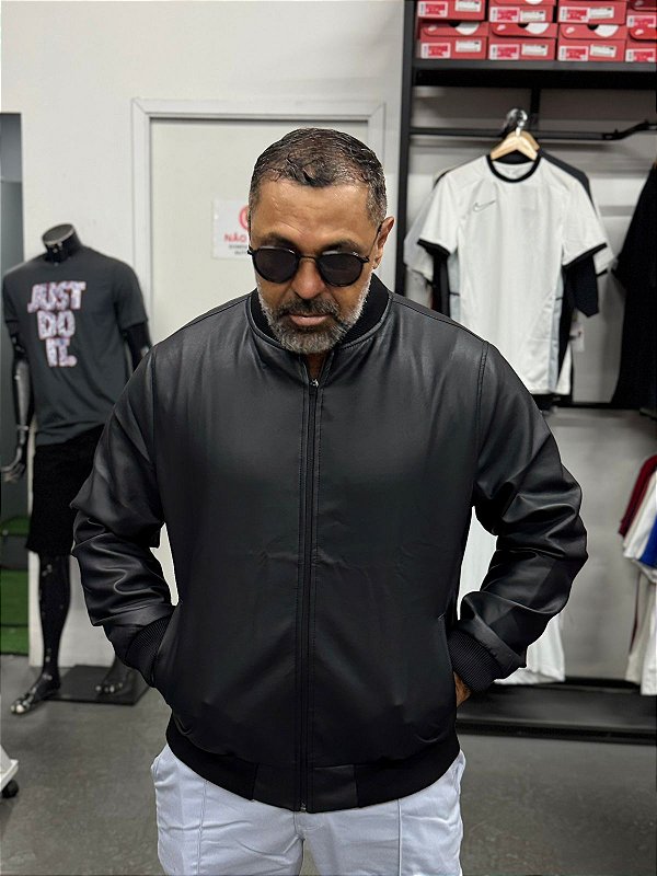 Jaqueta Bomber Preta "Padrão Zara"