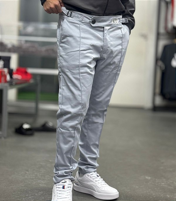 CALÇA ALFAIATARIA  AZUL CELESTE