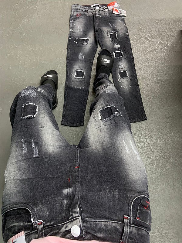 CALÇA JEANS JOGADOR PREMIUM(0153)