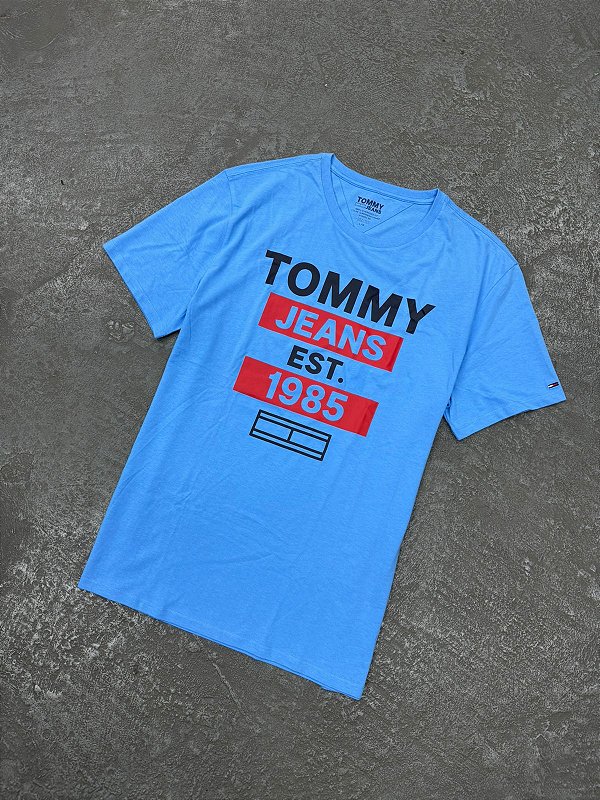 Camiseta Tommy Hilfiger Est.1985 Azul