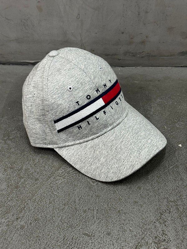 Boné Tommy Hilfiger Beisebol Avery Cinza