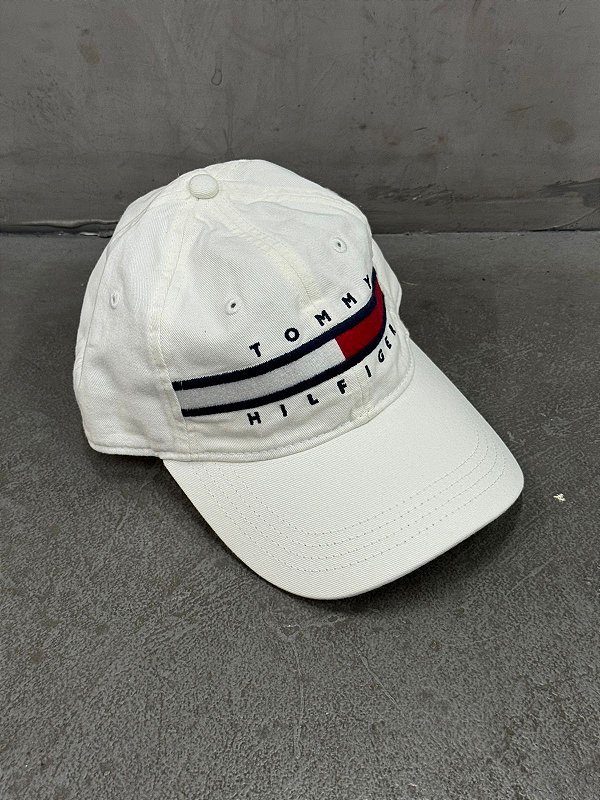 Boné Tommy Hilfiger Beisebol Avery Branco