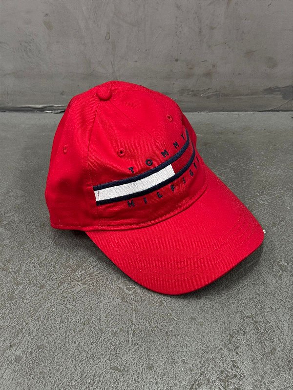 Boné Tommy Hilfiger Beisebol Avery Vermelho