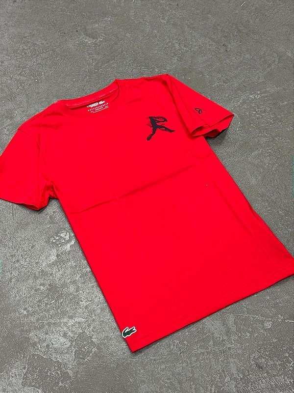 Camiseta Lacoste Tennis x Novak Djokovic Vermelha