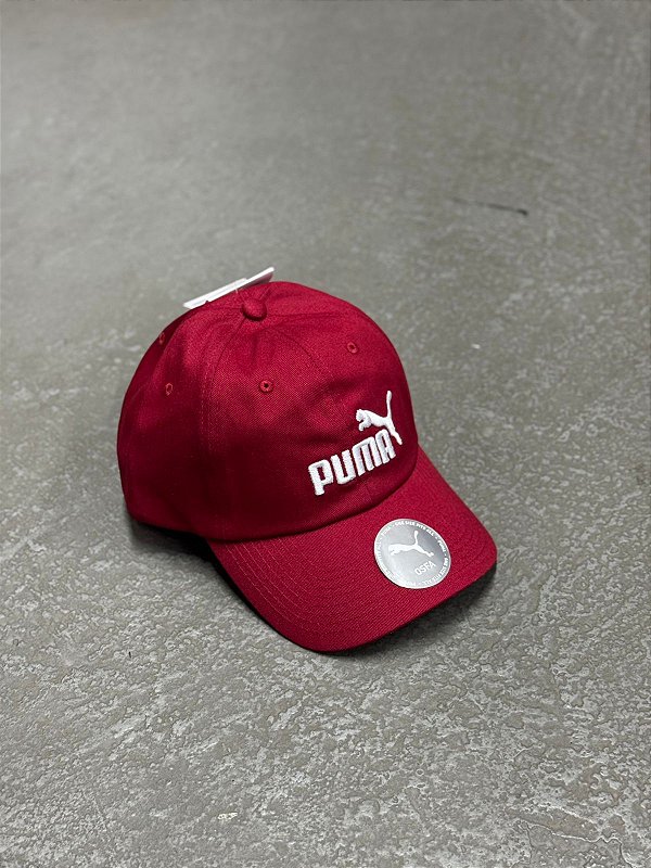 Boné ESS No.1 Logo Baseball Vermelho Escuro