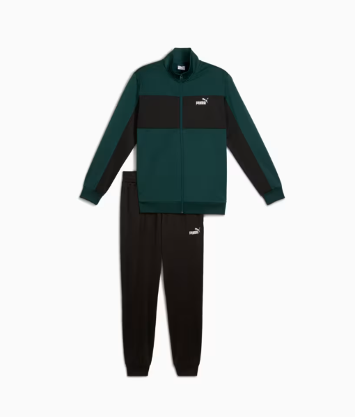 Conjunto Puma Poly Colorblock (Verde/Preto)