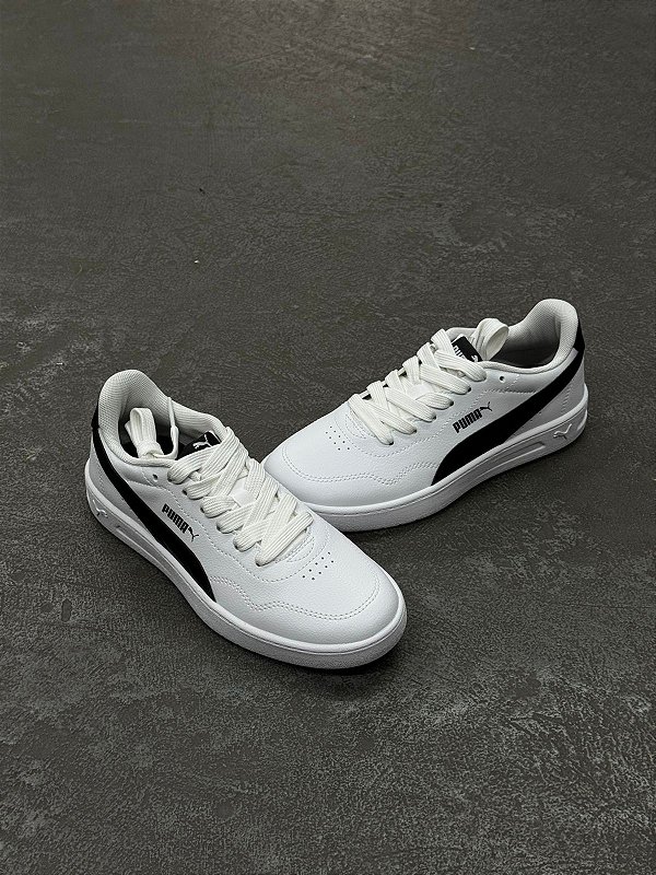 Tênis Court Lally BDP Unissex (Branco/Preto)