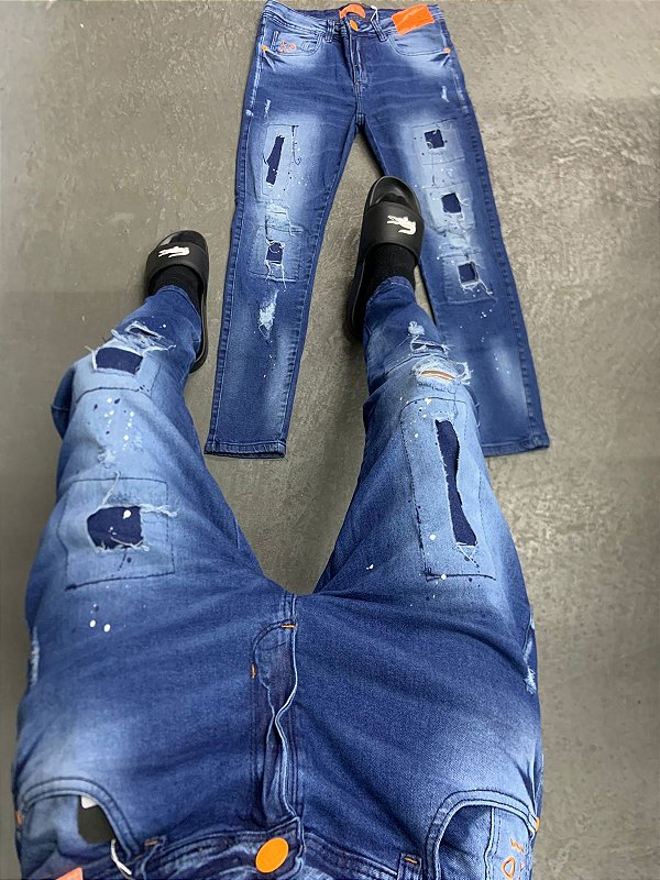 CALÇA JEANS JOGADOR PREMIUM(6365)