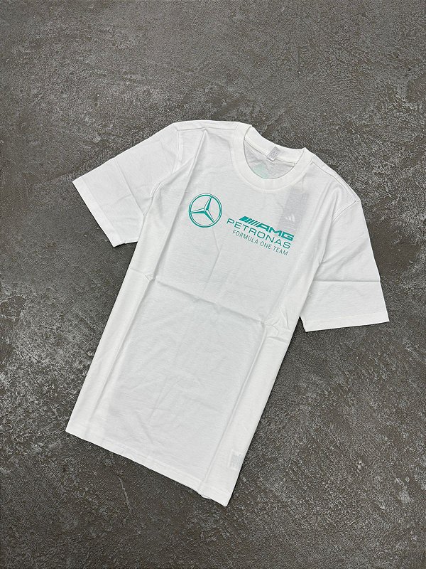 Camiseta Adidas Mercedes DNA Graphic Tee Branca