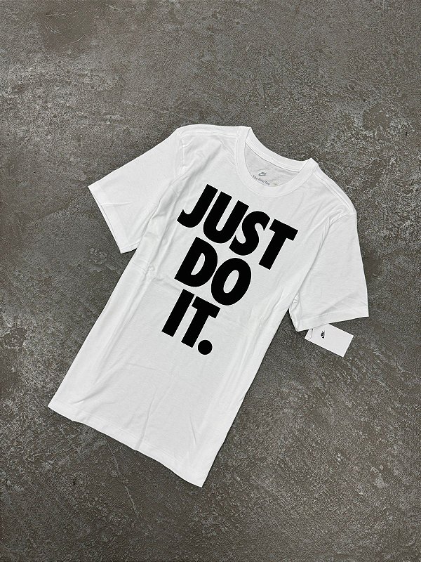 CAMISETA NIKE M NSW TEE JUST DO IT FS BRANCA
