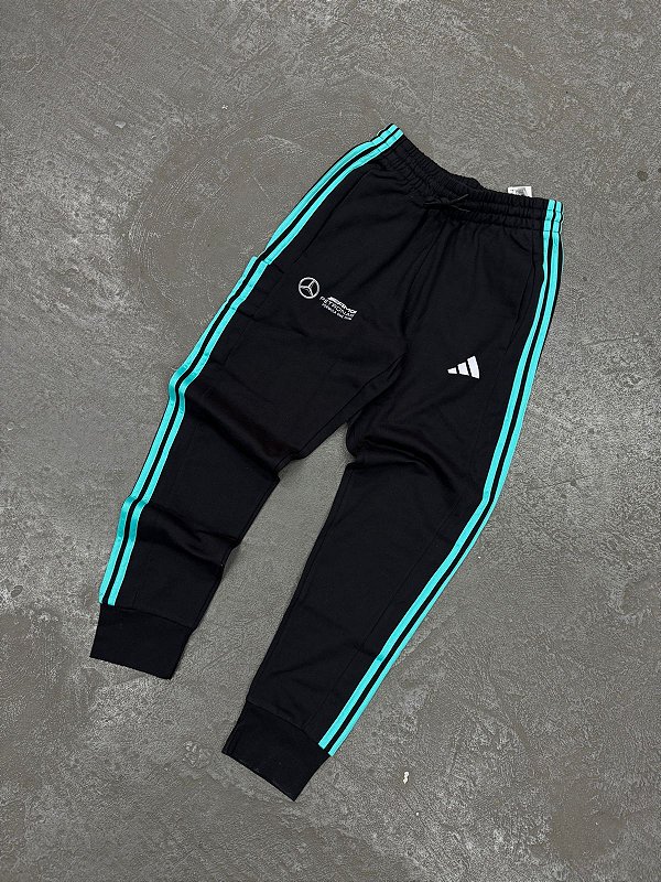 Calça Adidas Mercedes AMG Petronas Team DNA (Preta)