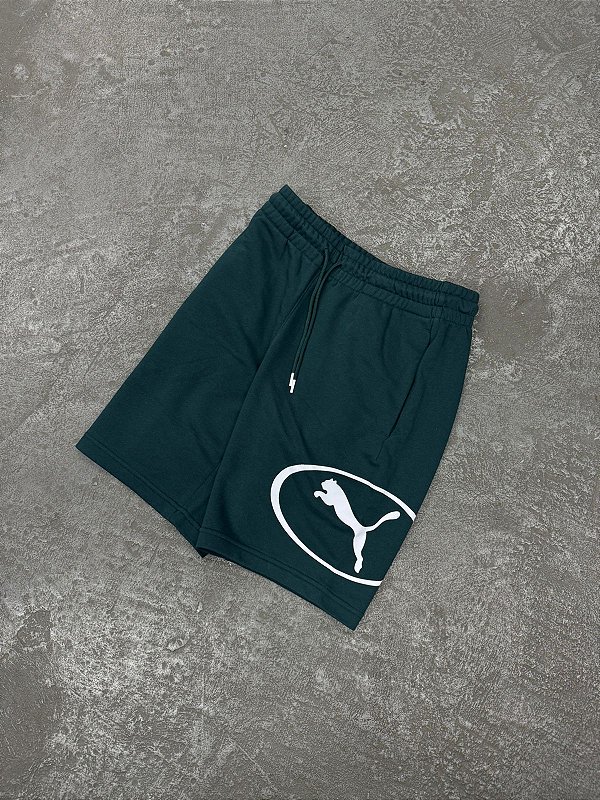 Bermuda Puma Sport Graphic "9 Shorts Men  Verde
