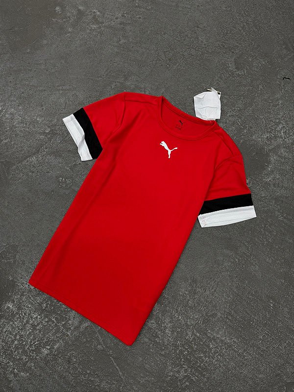 Camiseta Puma Drycell Teamrise Jersey Vermelha