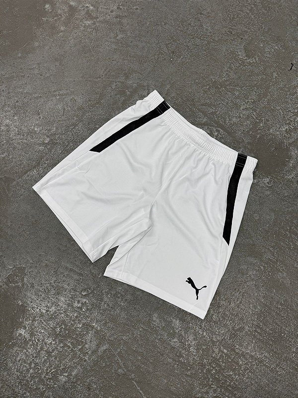 SHORT PUMA TEAMRISE JERSEY BRANCO