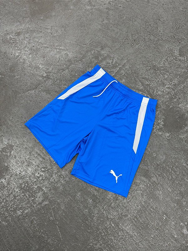 SHORT PUMA TEAMRISE JERSEY AZUL ROYAL