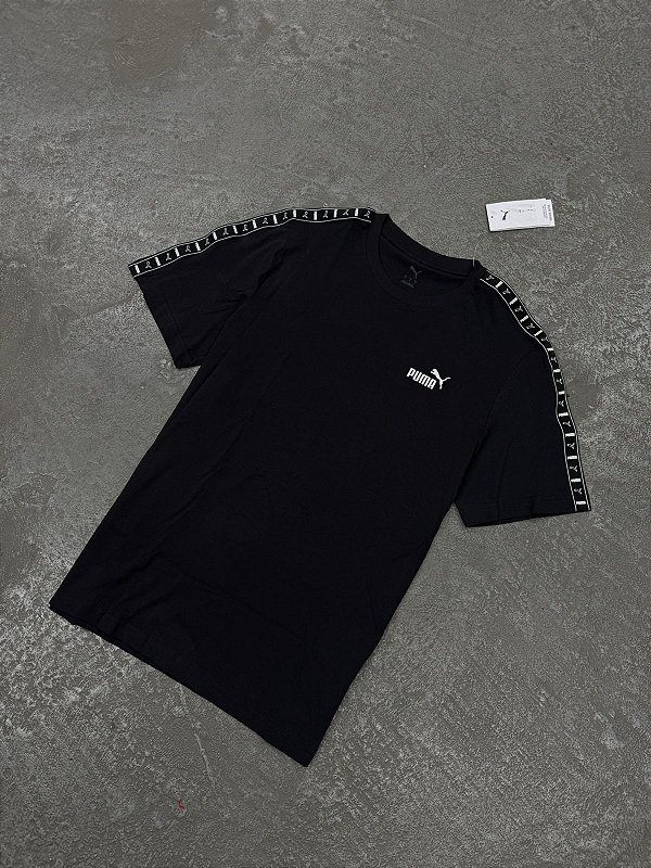 Camiseta Puma Essentials Tape Tee Preta