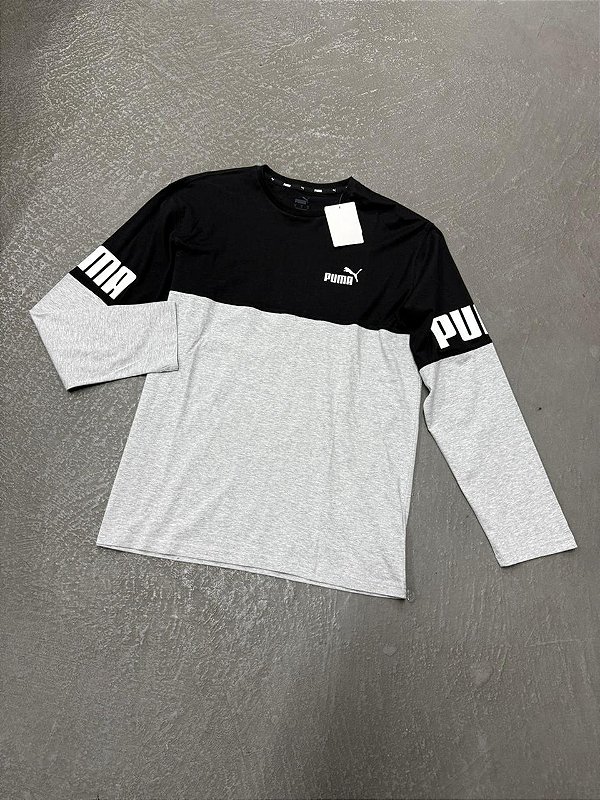 CAMISETA MANGA LONGA PUMA POWER COLORBLOCK LS TEE