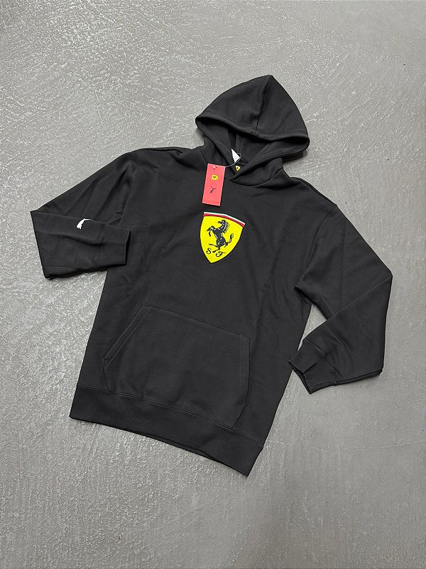 Moletom Puma com Capuz Scuderia Ferrari Race Big Shield