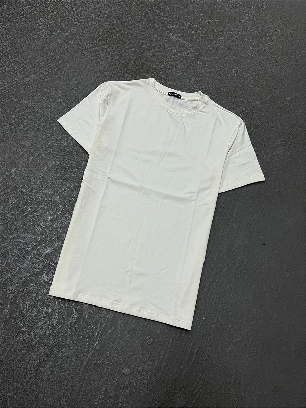 Camiseta Ermek Slim Fit Basic ( Branca )