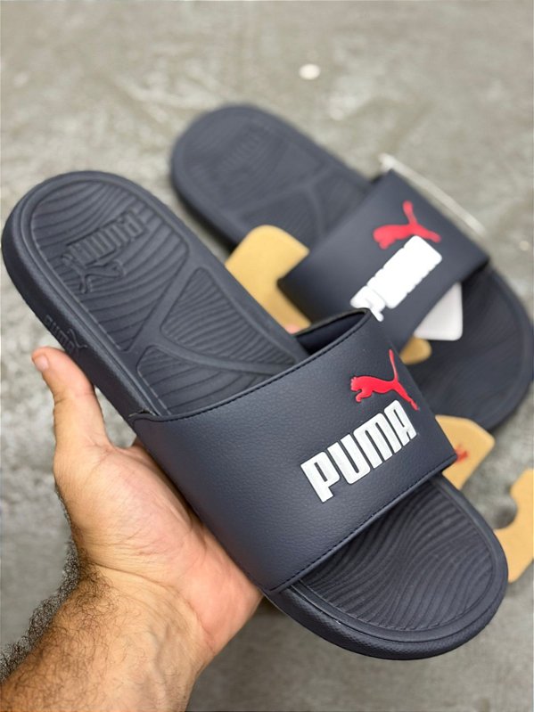 Chinelo Puma Cool Cat 2.0 ( Azul Marinho )