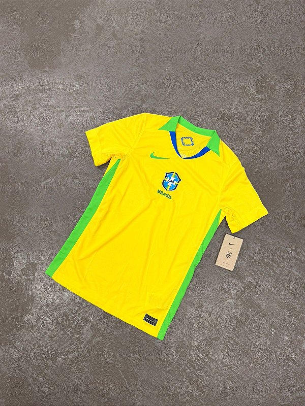 Camisa Nike Brasil I 2025/26 Torcedor Pro Infantil