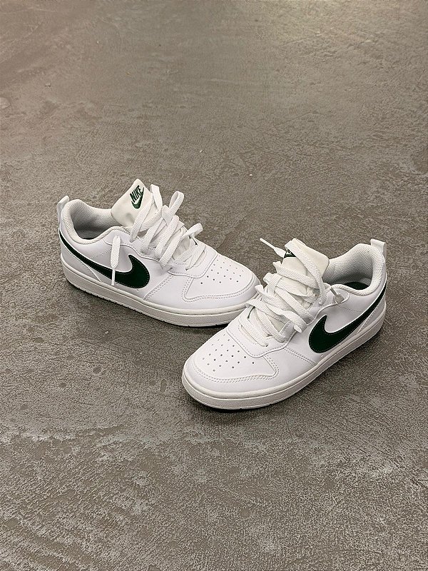 Tênis Nike Court Borough Low Recraft (Branco / Verde )
