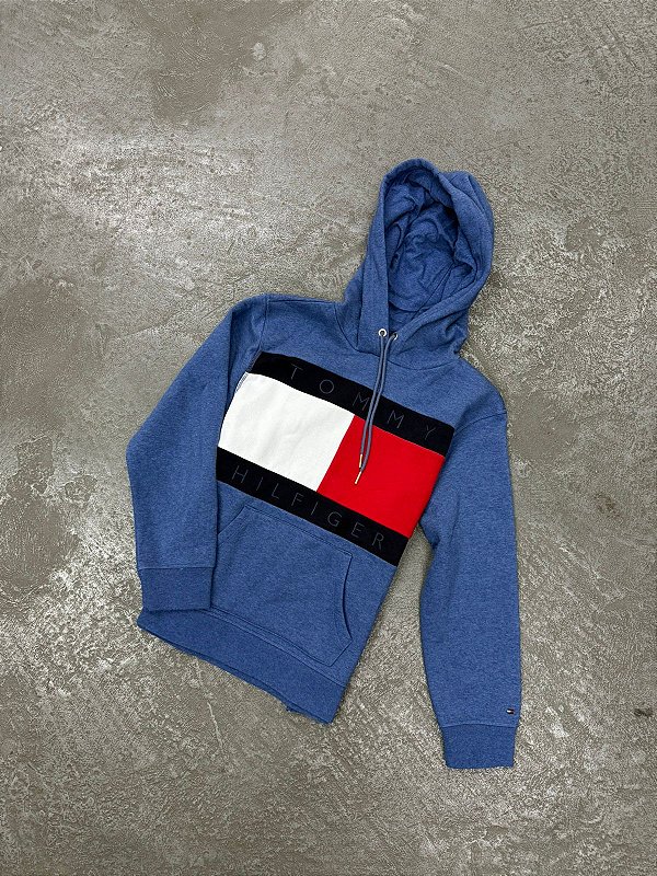 Moletom Tommy Hilfiger Global Stripe