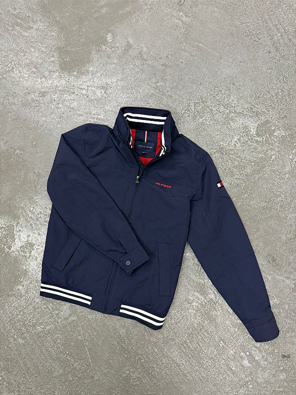 Jaqueta Tommy Hilfiger Velejador Raridade (Azul Marinho)